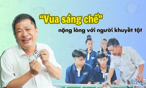 "Vua sáng chế" nặng lòng với người khuyết tật