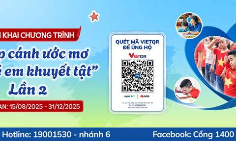 Hội Cứu trợ trẻ em tàn tật Việt Nam: Vận động ủng hộ "Chắp cánh ước mơ cho trẻ em khuyết tật" lần thứ 2