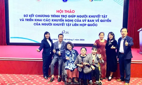 Đổi mới tư duy, phương thức thực hiện, trợ giúp người khuyết tật hòa nhập